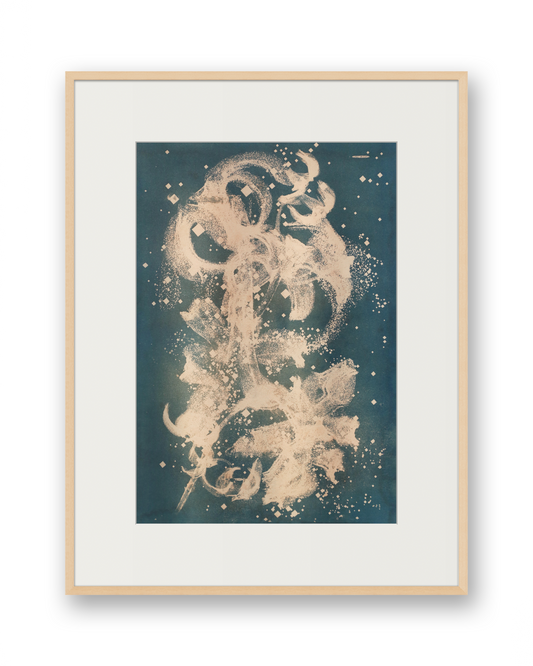 Biogram Toneprint: Lilium Lancfolium 1.3, unframed