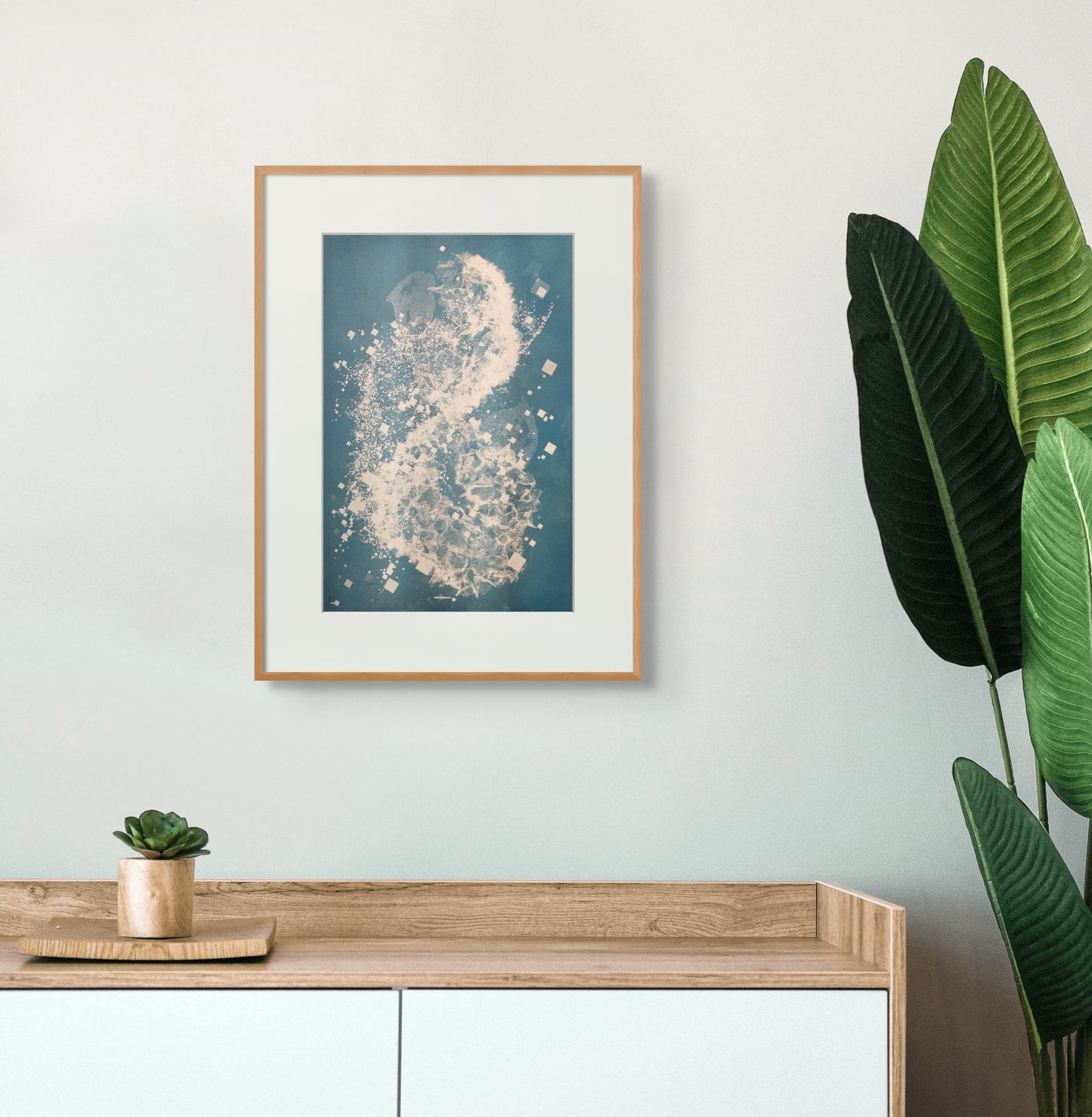 Biogram Toneprint: Hydrangea 1.4, unframed