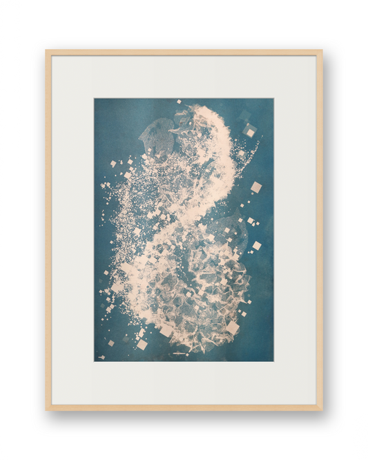 Biogram Toneprint: Hydrangea 1.4, unframed