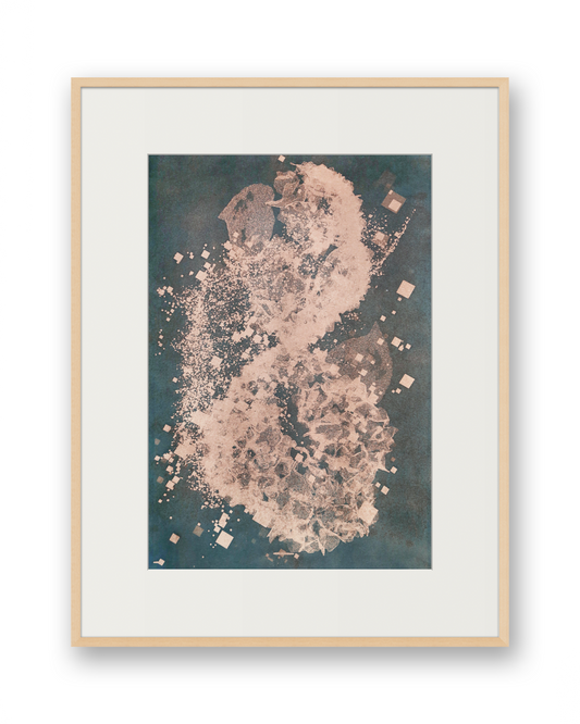 Biogram Toneprint: Hydrangea 1.5, unframed