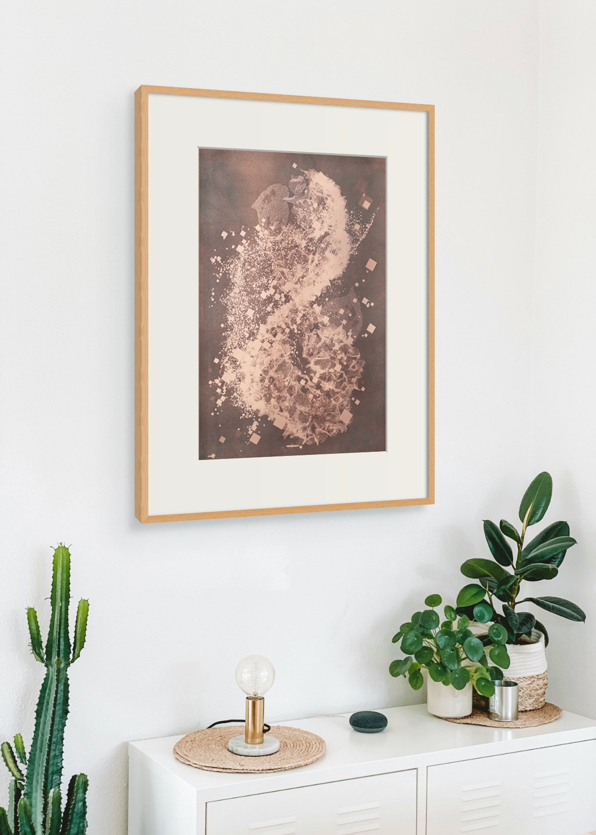 Biogram Toneprint: Hydrangea 1.6, unframed