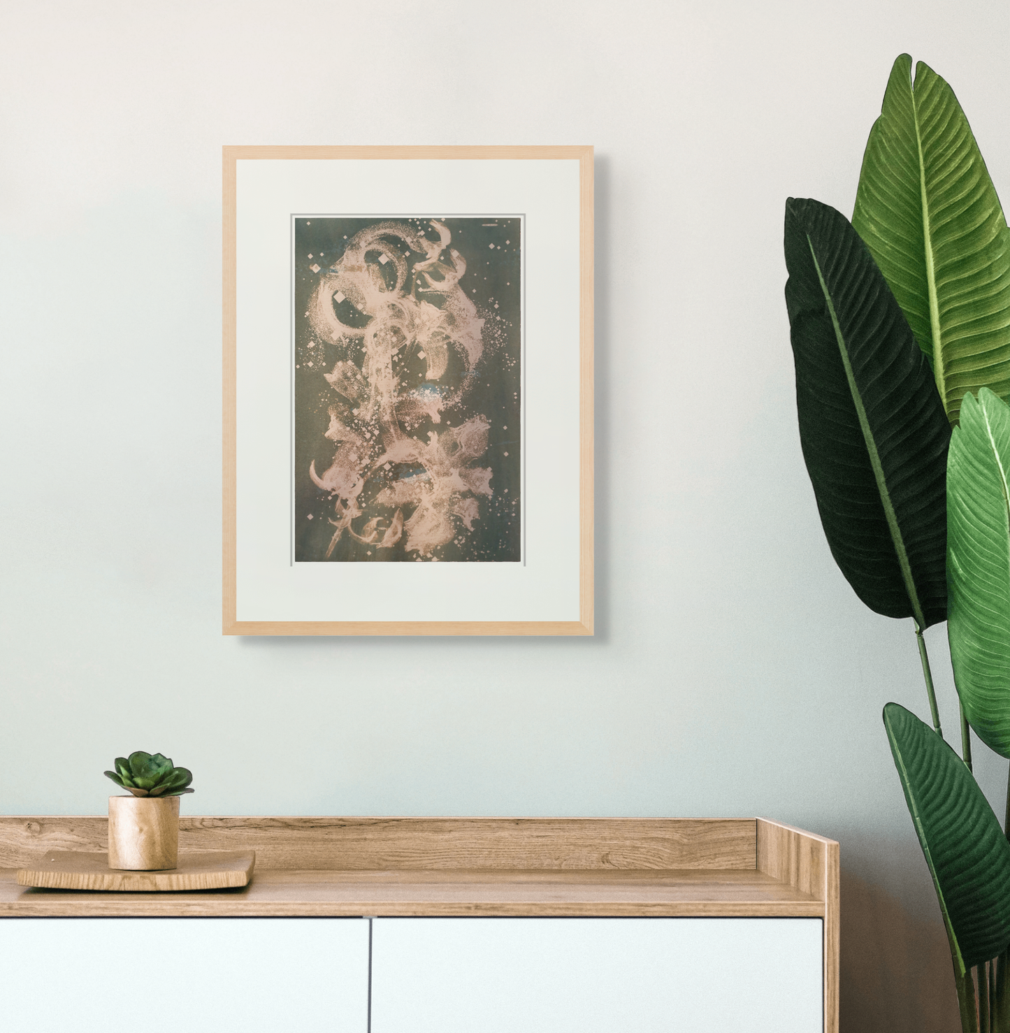 Biogram Toneprint: Lilium Lancfolium 1.2, unframed