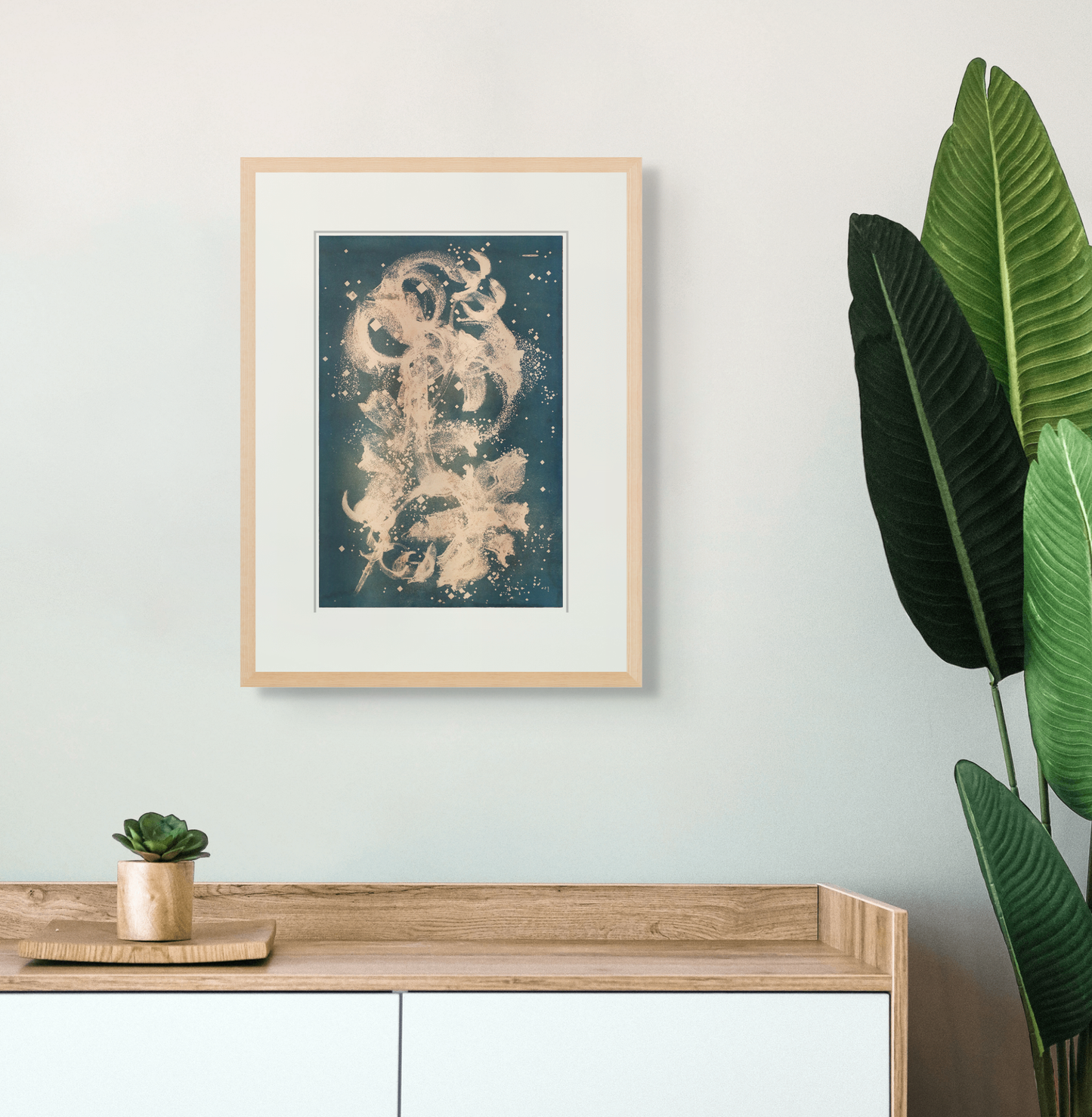 Biogram Toneprint: Lilium Lancfolium 1.3, unframed