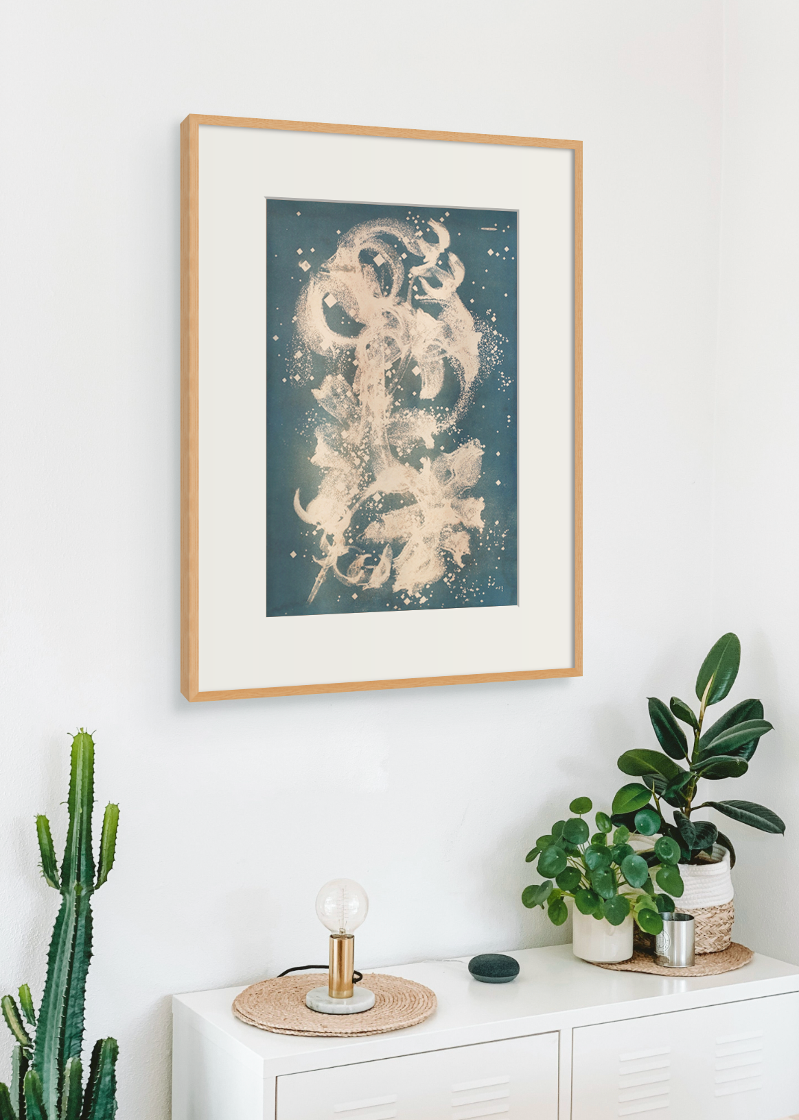 Biogram Toneprint: Lilium Lancfolium 1.3, unframed